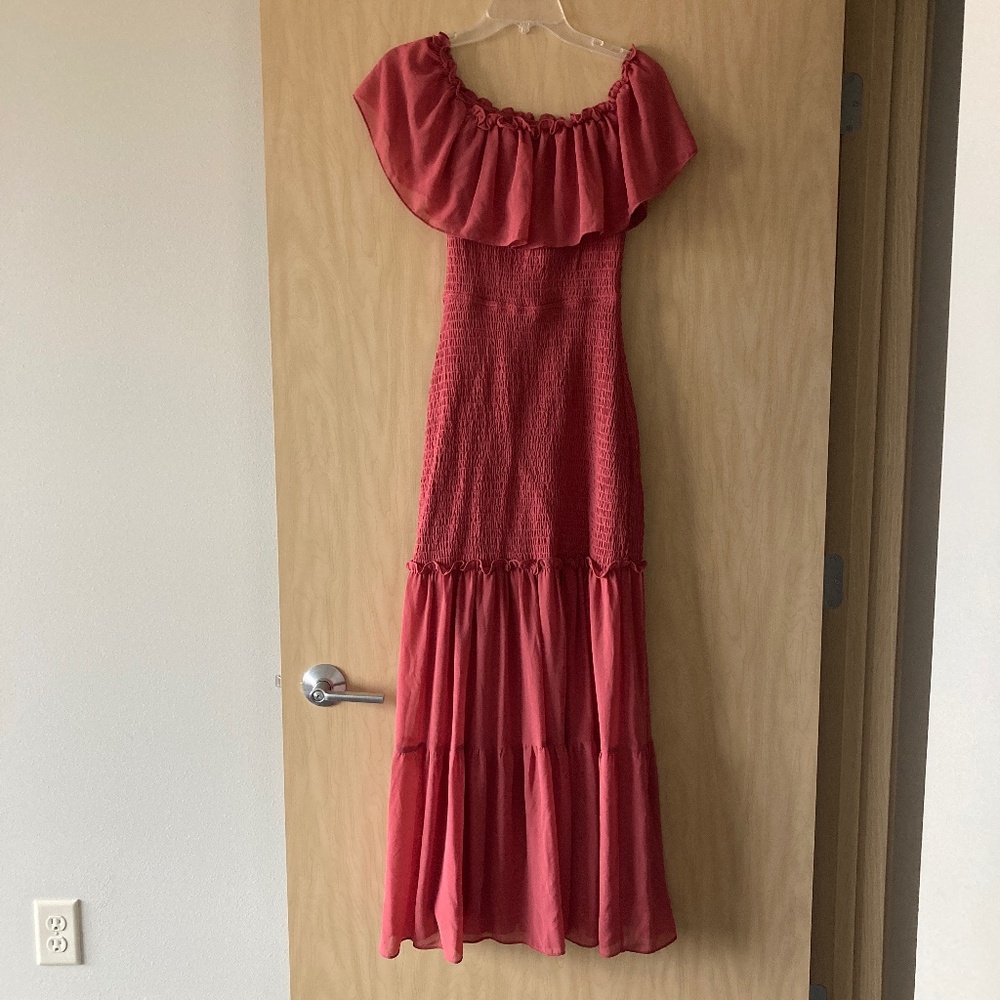 Rose Wedding Guest Dress